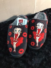 7.5-8.0 Womens Kawaii Betty Boop Pink sandal Fur on the inside shoes NEW Unused