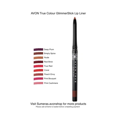 AVON True Colour GlimmerStick Lip Liner ~Various colours ~ Great Valentines Gift
