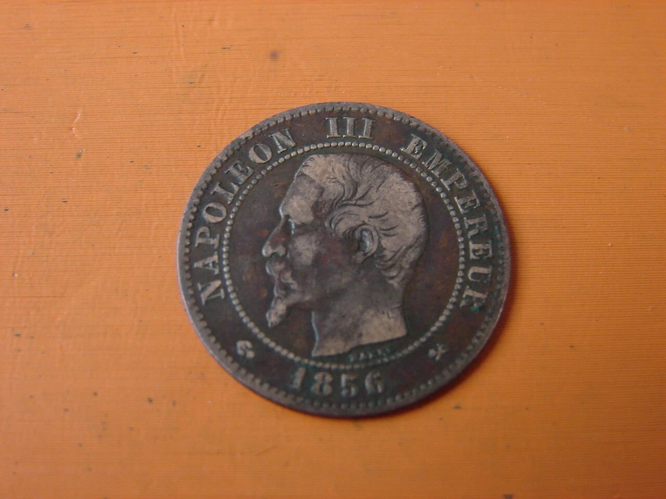 FRANCE. 2 CENTIMES NAPOLEON III. 1856.B. ROUEN. - Photo 2/2