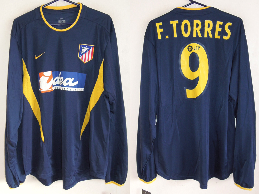 ATLETICO MADRID jersey 2002/03 #9 F. TORRES away | eBay