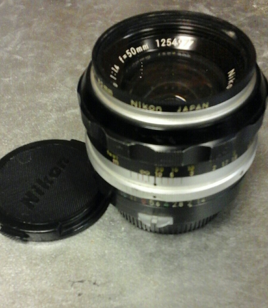 Nikkon NIKKOR-S Auto 1:14 f=50mm #1254977 with L1A 52mm Nikkon NIKKOR-S Auto 1:14 f=50mm #1254977 with L1A 52mm