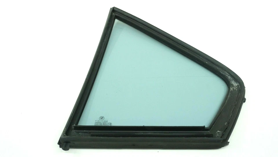 BMW 740IL E38 1999-2001 puerta trasera derecha pasajero cuarto ventana cristal OEM Foto 4 de 4