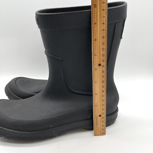 CROCS Allcast Rain Muck Boots Rubber Waterproof Pull-on Black Men's Size 11 - Picture 4 of 10