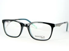 MASCA MA2050 BLACK /GREEN /WHITE /TEAL EYEGLASSES GLASSES MA 2050 48-18-135mm