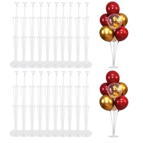 1-20x Sets Table Balloon Stand Kits Birthday Wedding Party Decor 11 Holders UK
