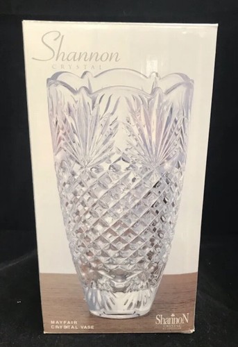 "Shannon Kristallvase von Godinger NEU mit Box ""Mayfair Bleikristallvase"" 9 3/4""" - Bild 2 von 3