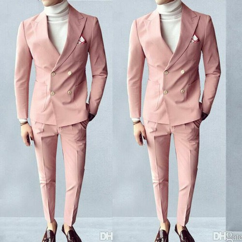 Light Pink Blazer Men Suits 