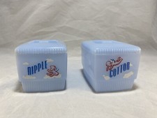 Vintage Clarolyte Nursery Containers Baby Blue