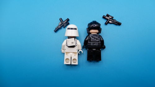 Lego Inferno Squad Agent Minifigure Star Wars sw0986 and First Order Snowtrooper - Picture 2 of 3