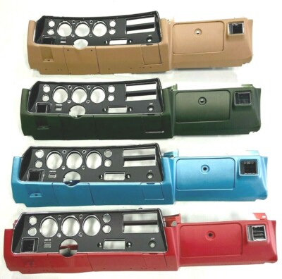 1970-1972 Chevelle El Camino SS Dash Housing Green W/ Vents Chrome