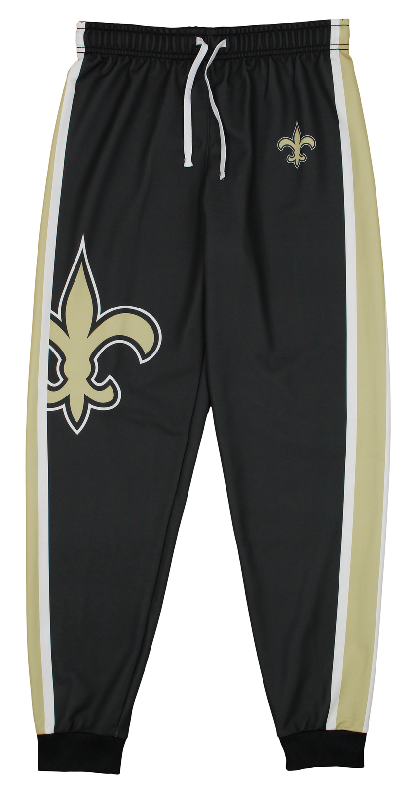 Вечно коллекционируемые женские брюки для бега трусцой из полифлиса New Orleans Saints NFL Womens New Orleans Saints