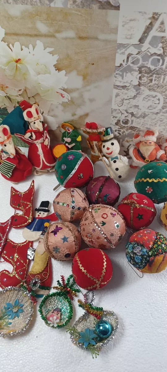 Felt sequin sales ornaments