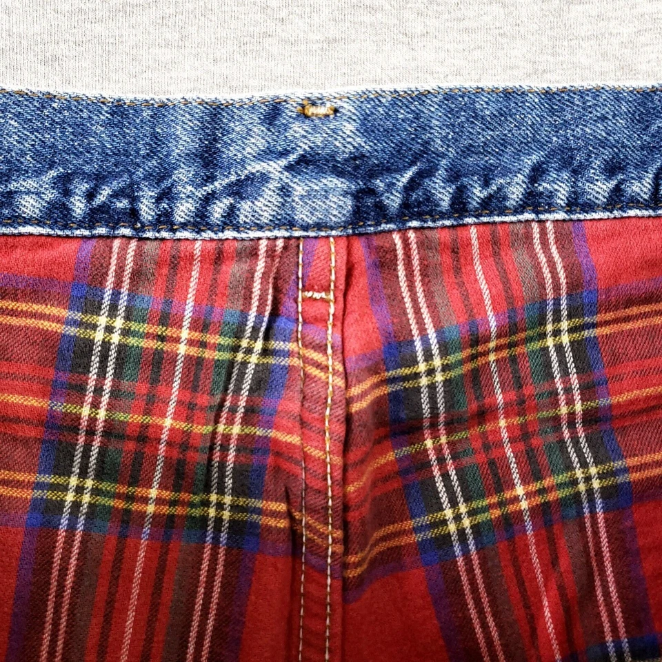 Flannel Lined 42x32 L.L. Bean Jeans USA MADE VINTAGE Quality 80s 90s Tapered - Image 3 of 4