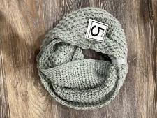 5B Style Gray Infinity Scarf NEW