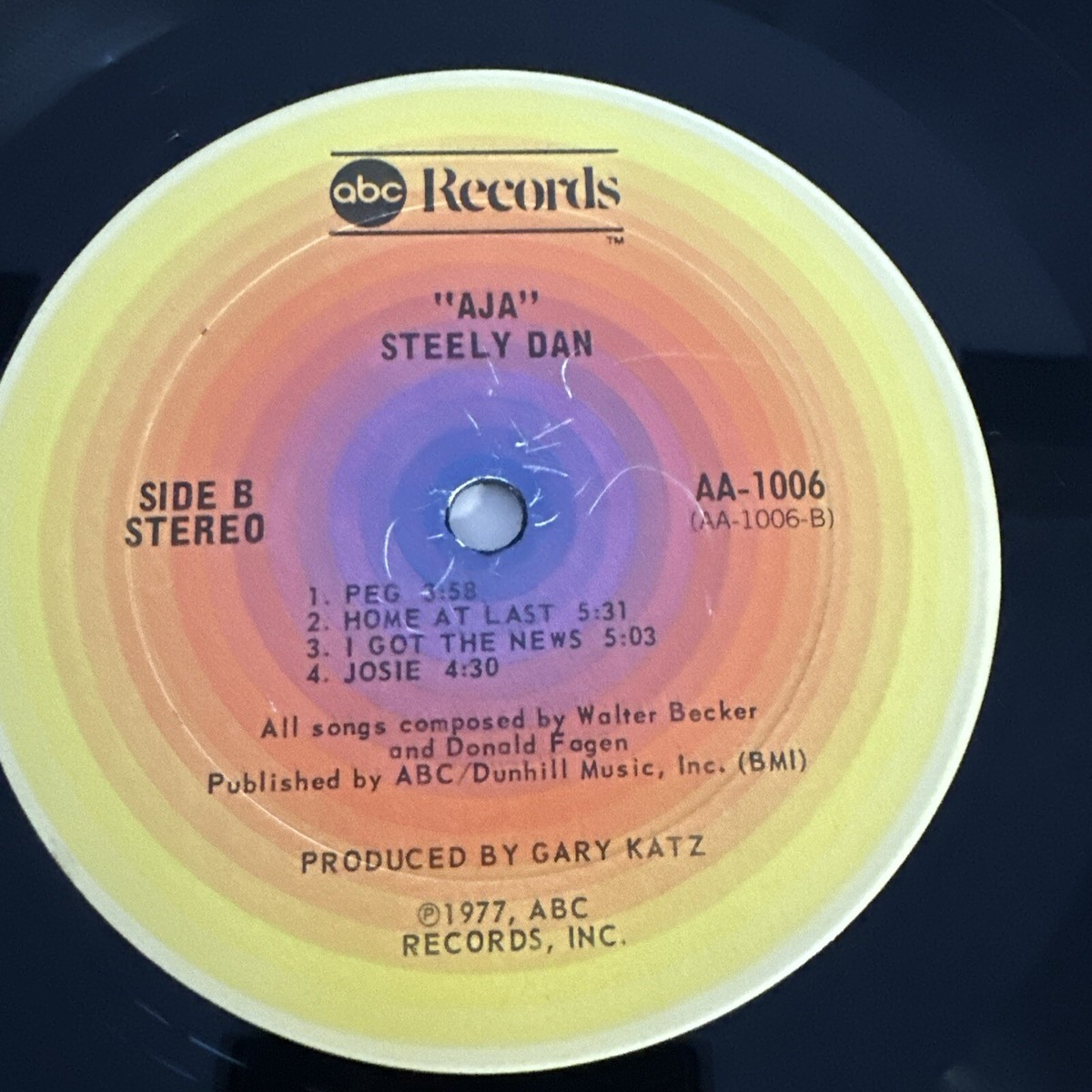 ※シュリンク付【US orig AA-1006LPレコード】steely dan Steely Dan - AJA - 1977 ABC Records AA-1006 Vinyl LP - NM