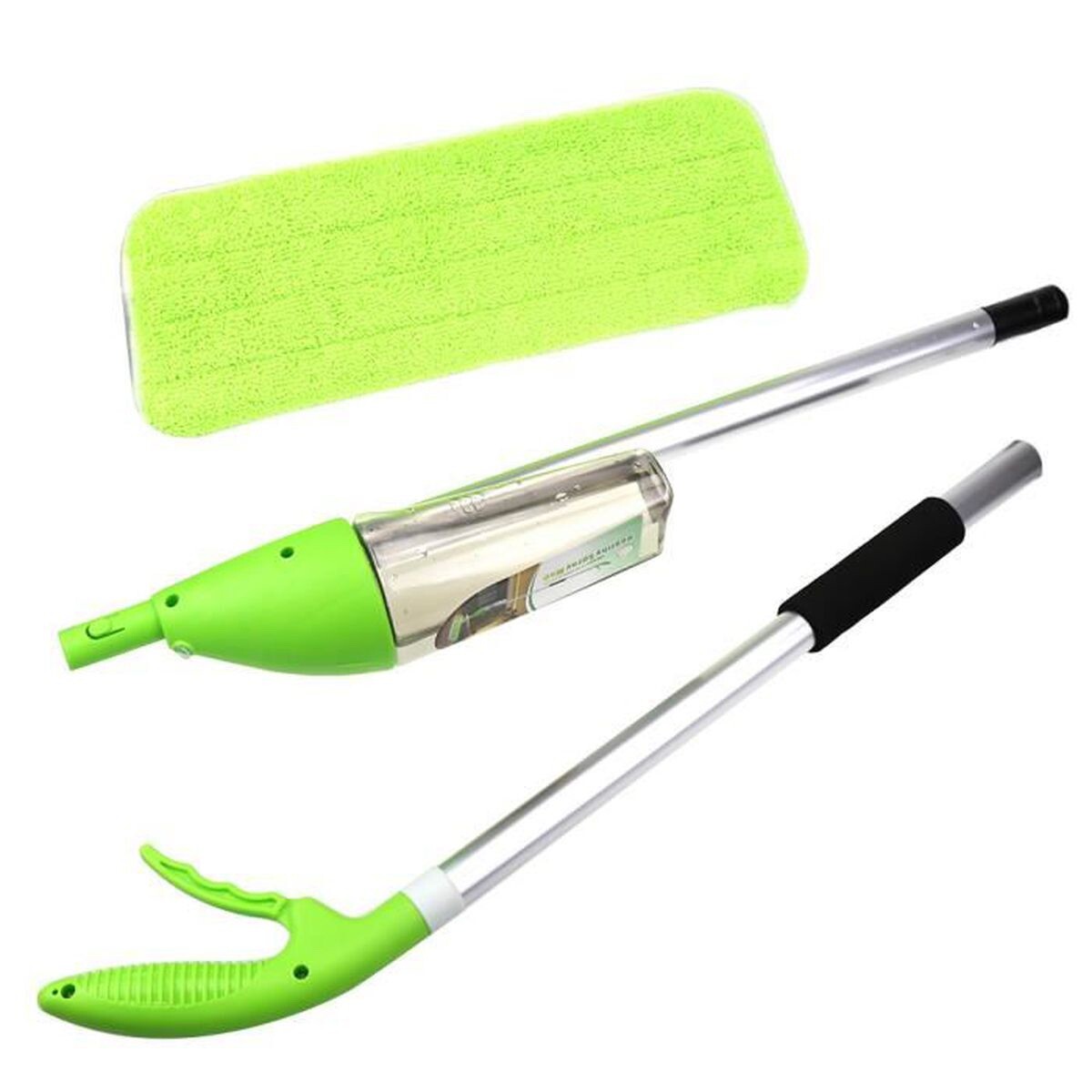 Balai vapeur avec pulvérisation multi-fonction mop spray pliable plastique