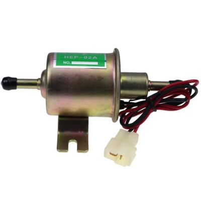 #ad 12V Universal 4 6PSI Gas Inline Low Pressure Electric Fuel Pump HEP 02A $22.57