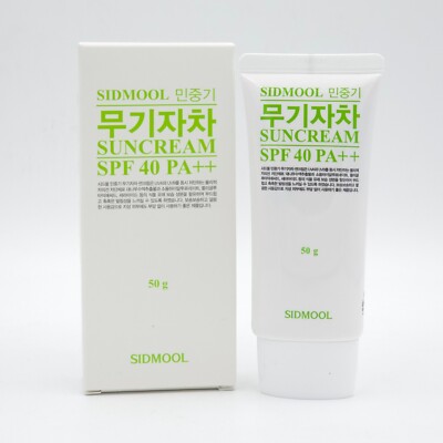 SIDMOOL Min Joong Gi Physical Sun Cream 50g SPF40 PA++ UVA UVB K-Beauty
