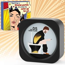 Gag Gifts for Men - Funny Toilet Sand Timer Poop Gift