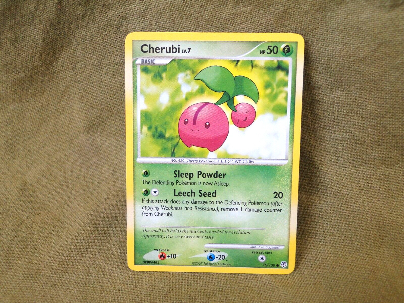 Pokemon Trading Card - Diamond & Pearl: Cherubi LV.7 75/130
