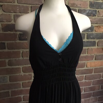 JAMES PERSE Cotton Black Open Back Smocked Halter Dress Size 1 -Cheapchicplus | eBay JAMES PERSE Cotton Black Open Back Smocked Halter Dress Size 1 -Cheapchicplus | eBay