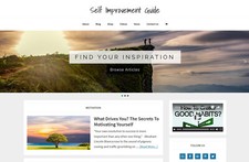 * SELF IMPROVEMENT * blog store premade website business for sale AUTO CONTENT!