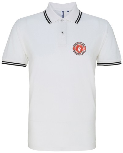 Northern Soul Wigan Casino Premium Embroidered Tipped Polo Shirt - Picture 7 of 10