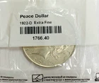 1922-D Peace Silver Dollar XF/EF+ Littleton Coin