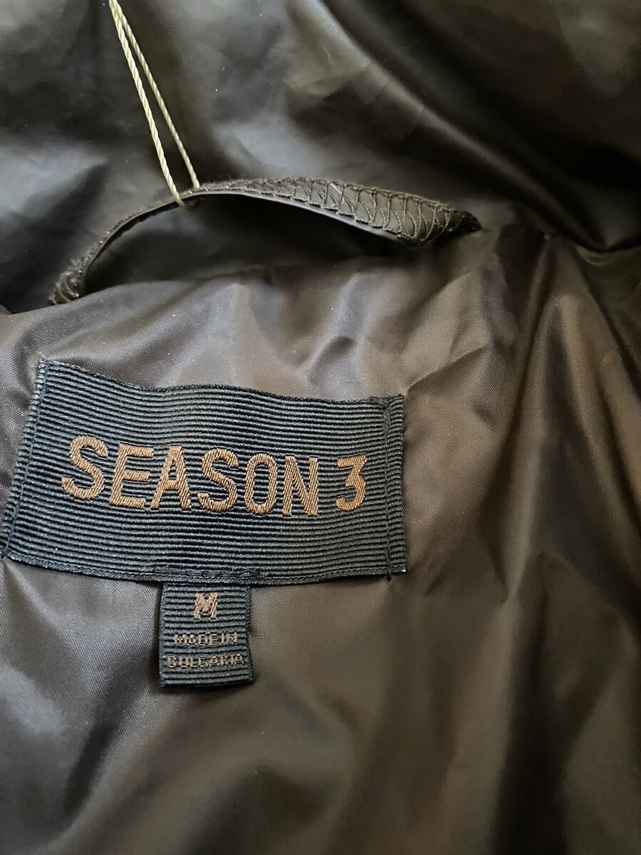 Yeezy YZY Szn 3 Onyx Shade Brown Waxed Down Filled Utility Yeezy YZY Szn 3 Onyx Shade Brown Waxed Down Filled Utility