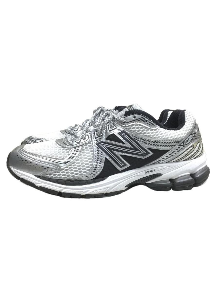 NEW BALANCE ML860XD LOW TOP SNEAKERS GREY 27cm SILVER Used