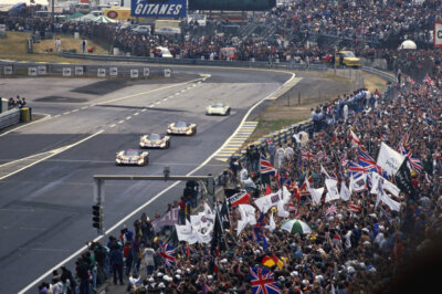 Jan Lammers Johnny Dumfries Andy Wallace, Jaguar XJR-9 LM Le Mans 1988 Old Photo