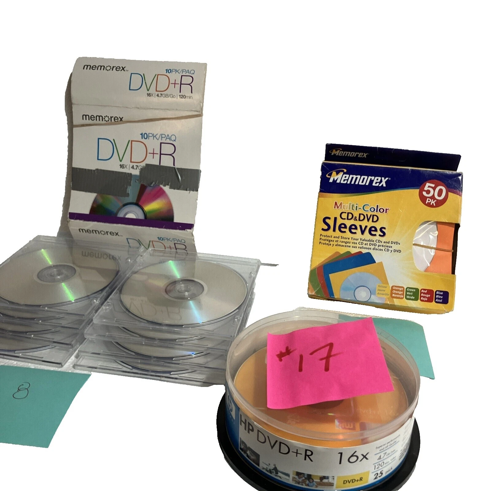 HP Blank Media Sleeves