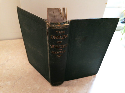 1878 CHARLES DARWIN - ORIGIN OF SPECIES NATURAL SELECTION plate evolution
