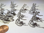 Wargaming Miniatures 15mm Lizardmen Warriors Lot Fantasy Vintage Metal — photo 2