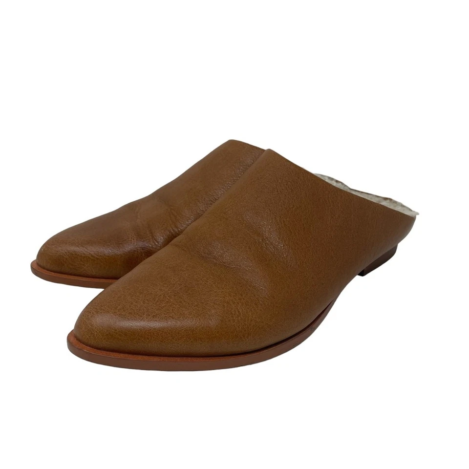 Kelsi Dagger Brooklyn Vela Piel de oveja Forrada Mula Minimalista Bronceado EE. UU. 9,5 Foto 3 de 4