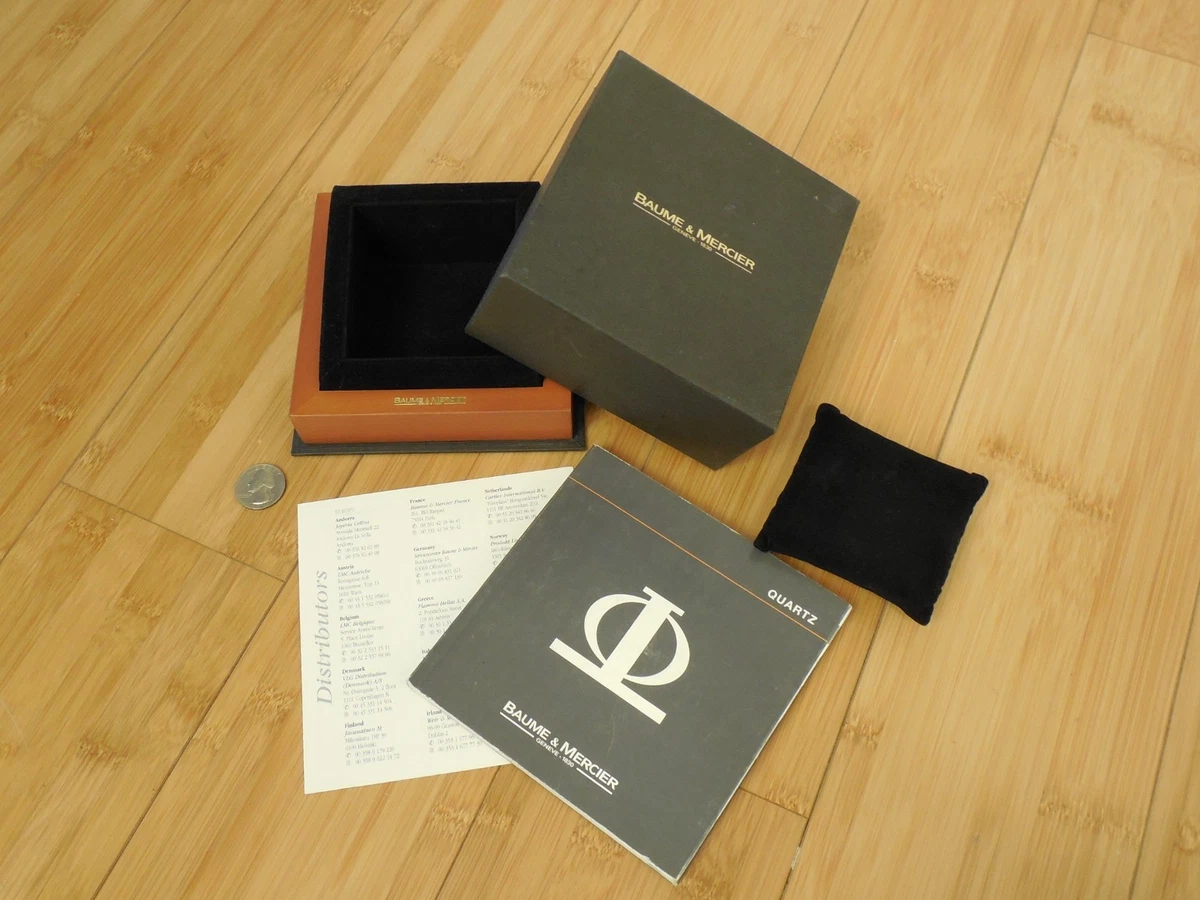Baume & Mercier Watch Boxes & Cases for sale - eBay