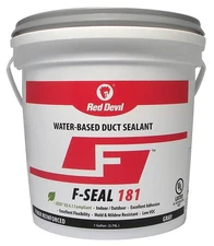 Red Devil 0841DX F-Seal 181 Duct Seal, Fiber Reinforced Water Based Duct 