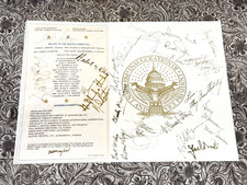 RARE 1973 President Nixon Inauguration Program Autograph Signature Famous People