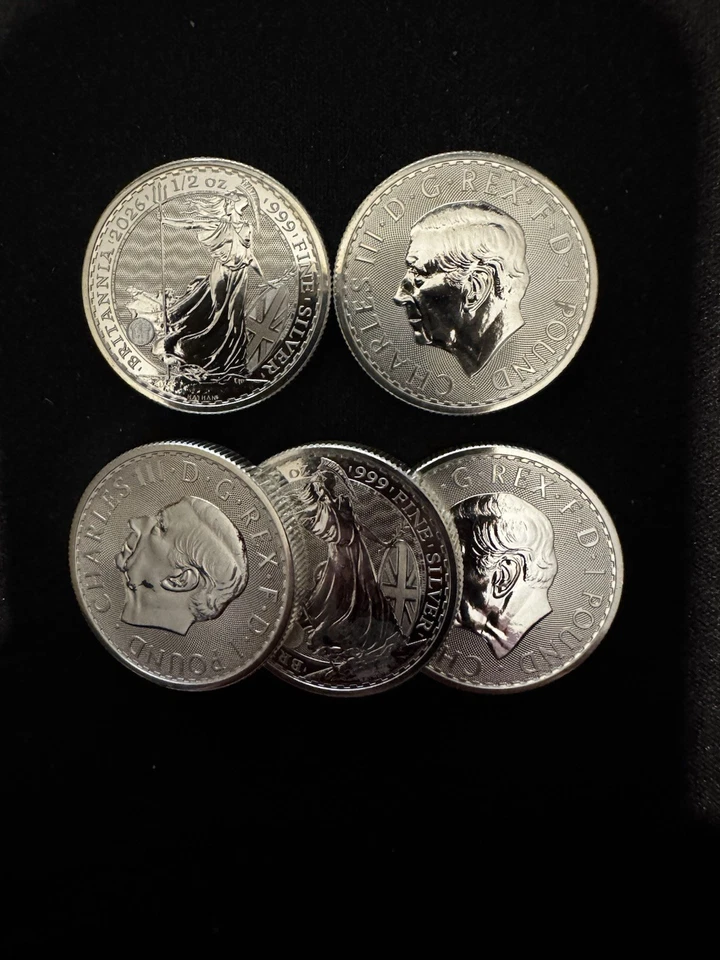 Half Britannia 2026 1/2oz Silver Bullion Coin 0.999 fine Investment Tracked - Image 3 of 3