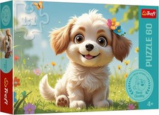 NEW Trefl Jigsaw Puzzle 60 Pieces 4 Ages Kids To be a Puppy