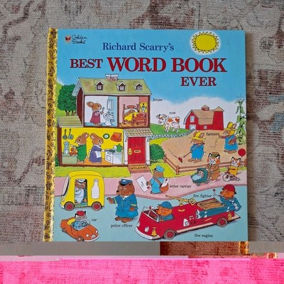 Richard Scarry's Best Word Book Ever by Richard Scarry (1999, Hardcover)