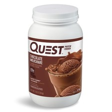 Quest Nutrition Chocolate Milkshake Protein Powder, 22g Protein, 1g Sugar, Lo...