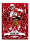 2025 Panini Phoenix Football Red Winter Jordan James #220