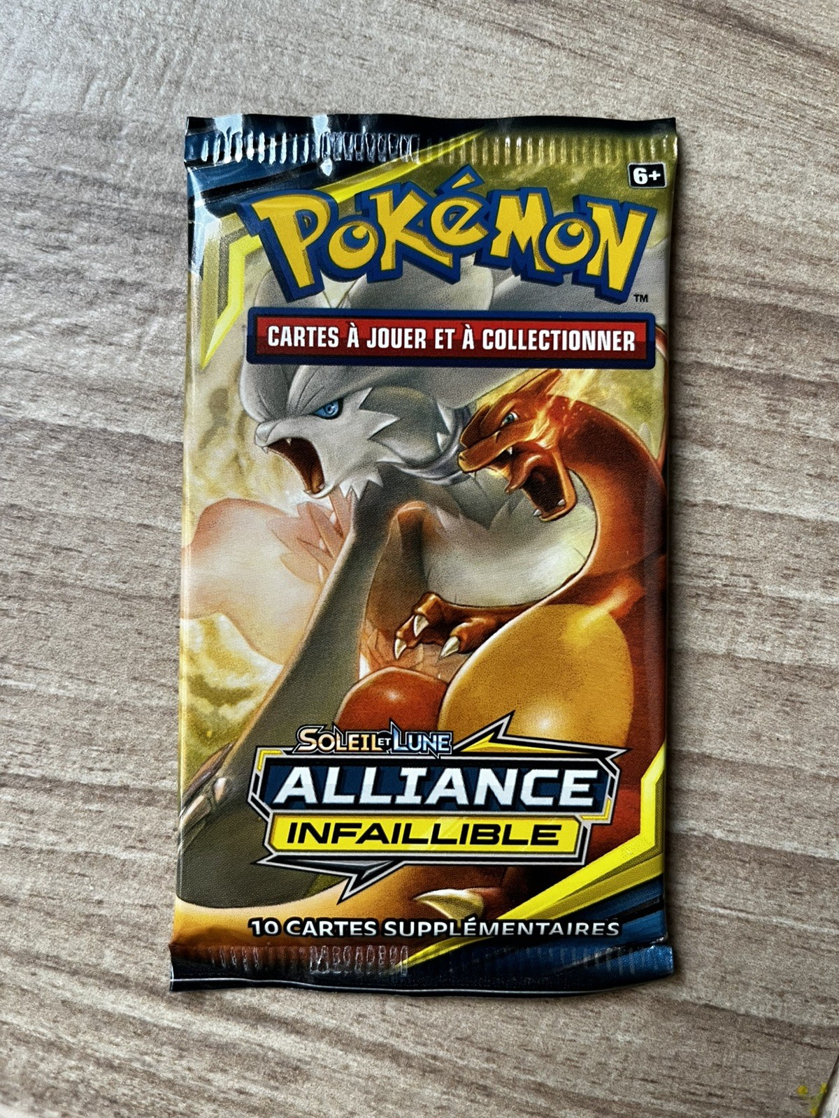 Booster Pokemon Alliance Infaillible Reshiram Dracaufeu SL10 Neuf Scellé