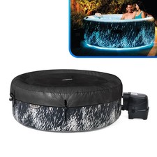 Intex Whirlpool Glow Deluxe Ø 196x66cm LED r...