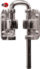 Door Lock Home Security Sliding Latch Loop Bar Hook Safety Protection Hardware