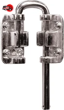 Door Lock Home Security Sliding Latch Loop Bar Hook Safety Protection Hardware