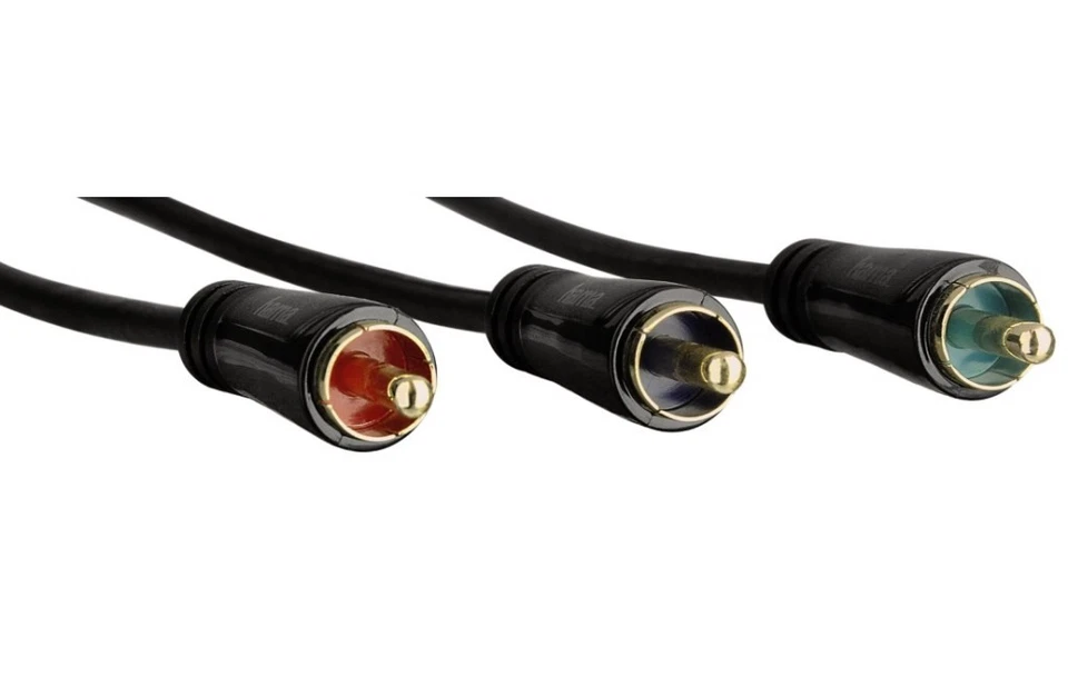 Hama YUV RGB 10m Component-Kabel 3x Cinch-Stecker Komponenten-Kabel Koax HD TV - Bild 2 von 2
