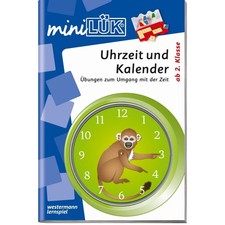 Westermann miniLÜK Heft Uhr und Kalender ab Klasse 2 ab 7 Jahren