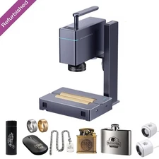 Laserpecker LP3 Handhele Laser Engraver For Metal Plastic Jewelry W/Roller Axis